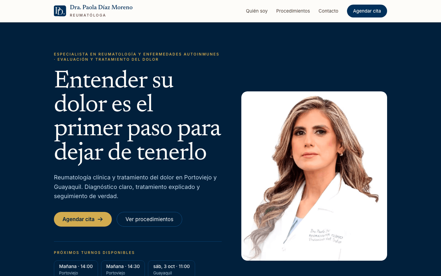 Sistema de Dra. Paola Díaz