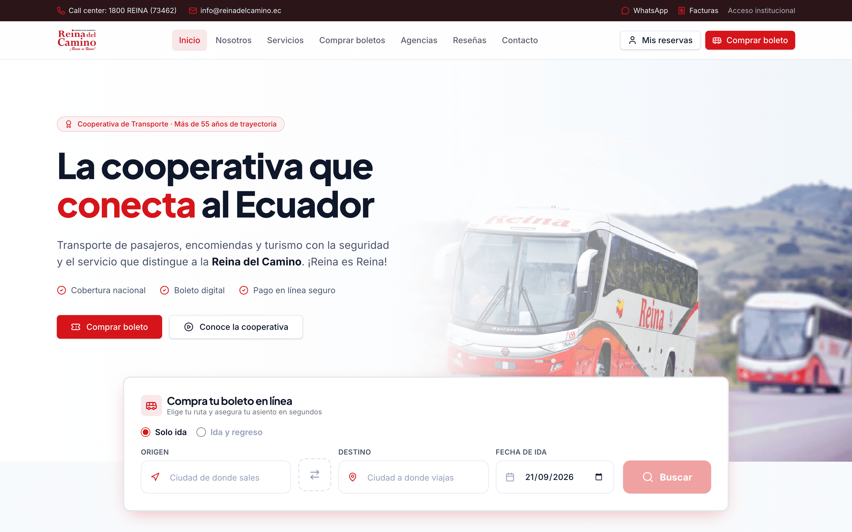 Sistema de Reina del Camino